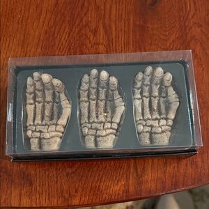 Skeleton Hand floating candles by Yankee Candle